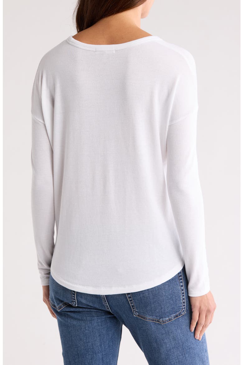 Lea Long Sleeve T-Shirt, Alternate, color, WHITE