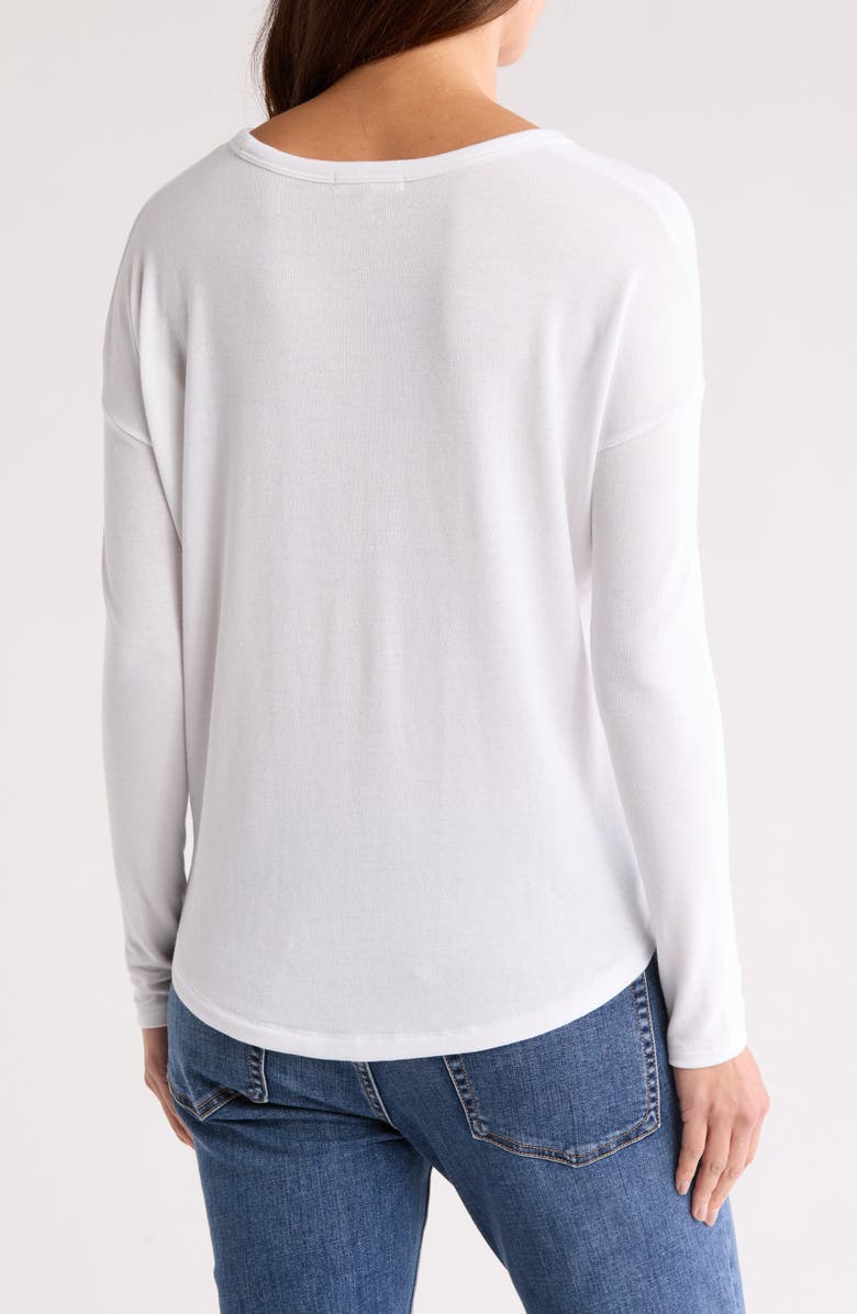 rag & bone Lea Long Sleeve T-Shirt, Alternate, color, White
