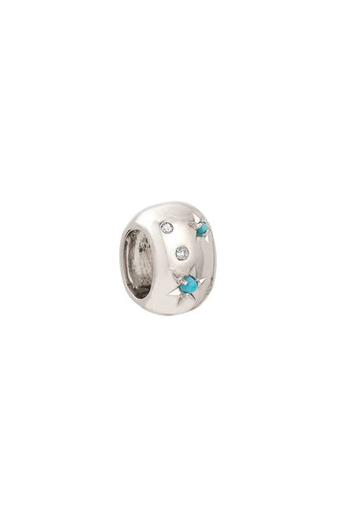 Diamond & Turquoise Celestial Charm