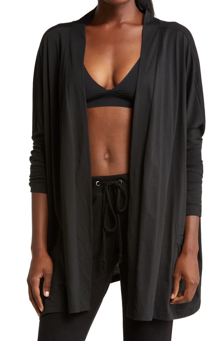 Lunya Organic Pima Cotton Cardigan, Main, color, 