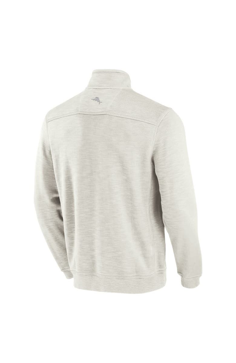 Tommy Bahama Men's Tommy Bahama Cream UCLA Bruins Tobago Bay Half-Zip Tri-Blend Top, Alternate, color, Cream