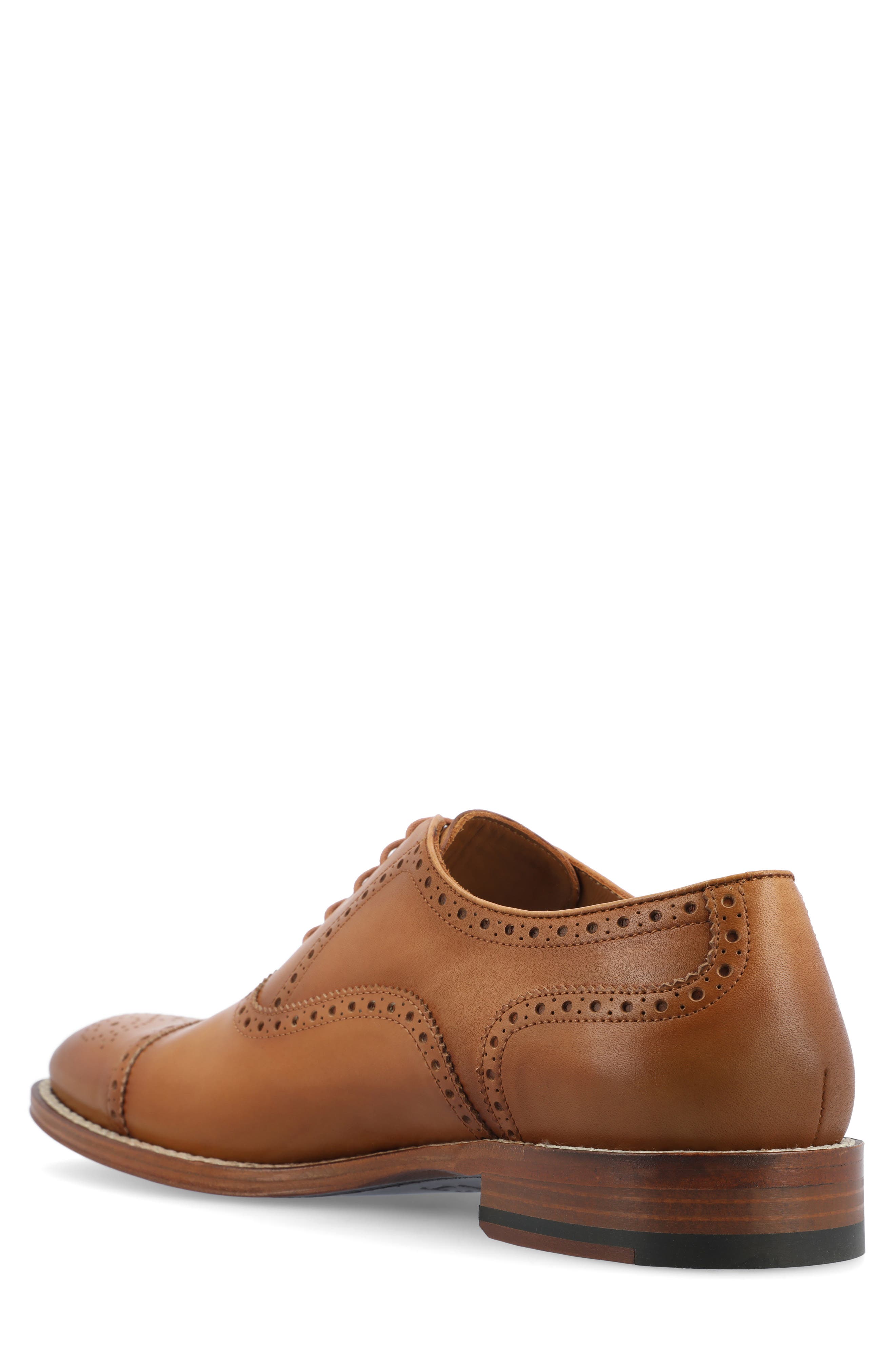 Noah Cap Toe Oxford, Alternate, color, HONEY