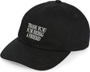 AMI PARIS Friend Embroidered Adjustable Baseball Cap