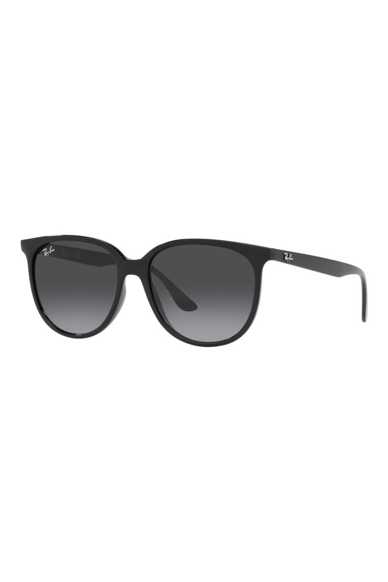 54mm Gradient Square Sunglasses, Alternate, color, BLACK / GREY GRADIENT