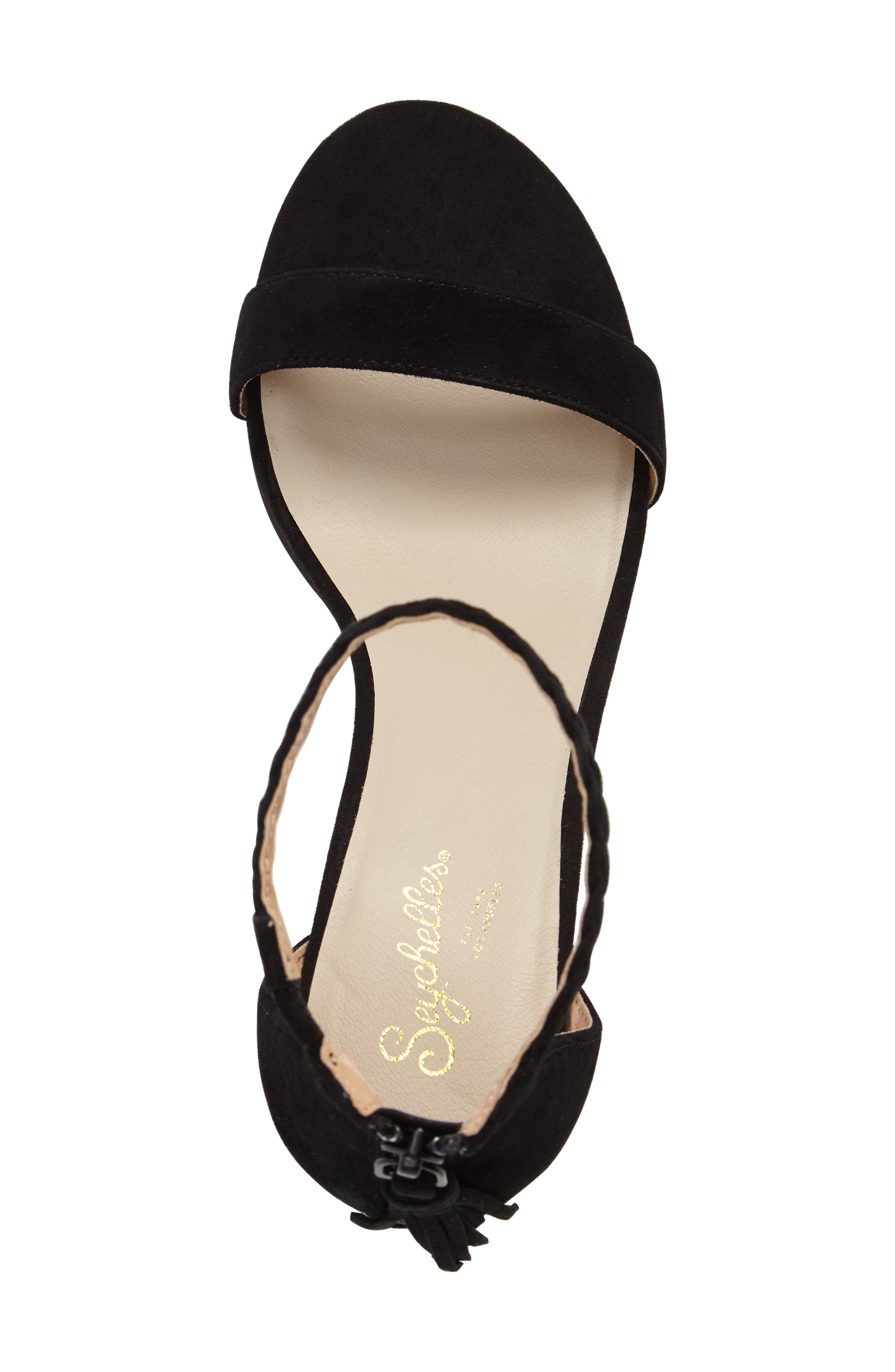 Fury Sandal, Alternate, color, BLACK SUEDE