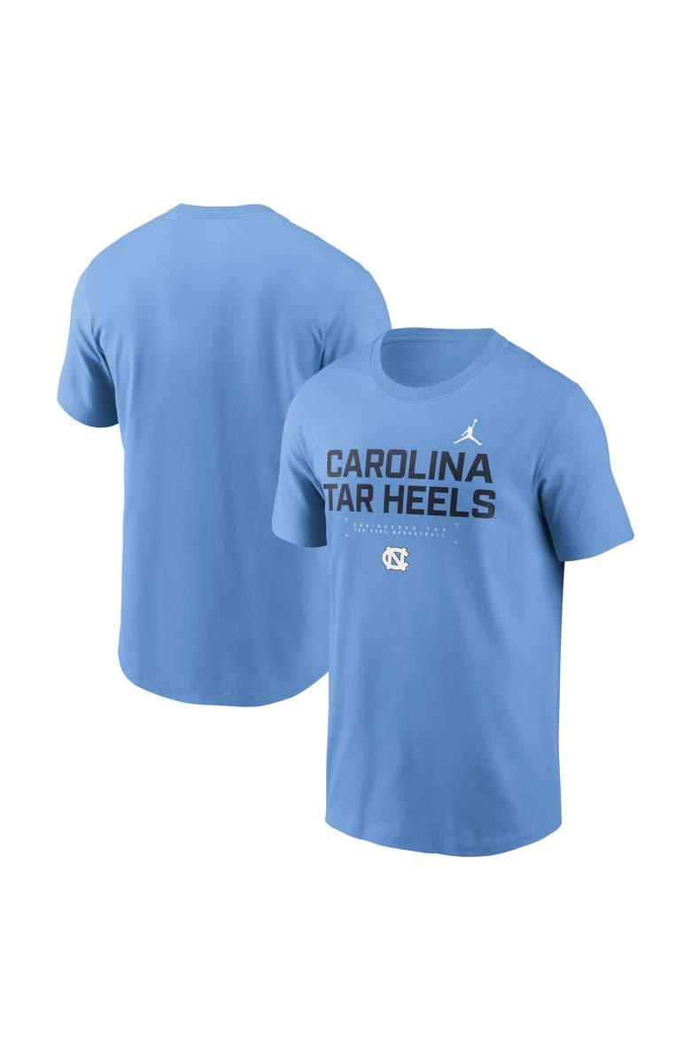 Jordan Brand Men's Jordan Brand Carolina Blue North Carolina Tar Heels 2025 Courtside Basketball Performance T-Shirt, Main, color, Light Blue