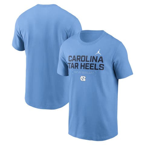 Men's Jordan Brand Carolina Blue North Carolina Tar Heels 2025 Courtside Basketball Performance T-Shirt