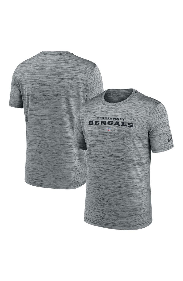 Nike Men's Nike Gray Cincinnati Bengals Velocity Performance T-Shirt, Alternate, color, Gray
