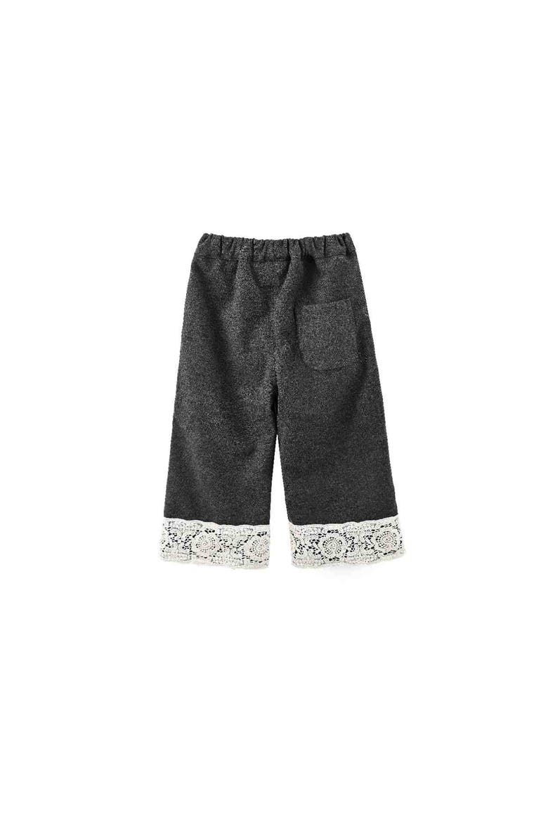 Lace Two-Piece Pants Set, Alternate, color, Grey