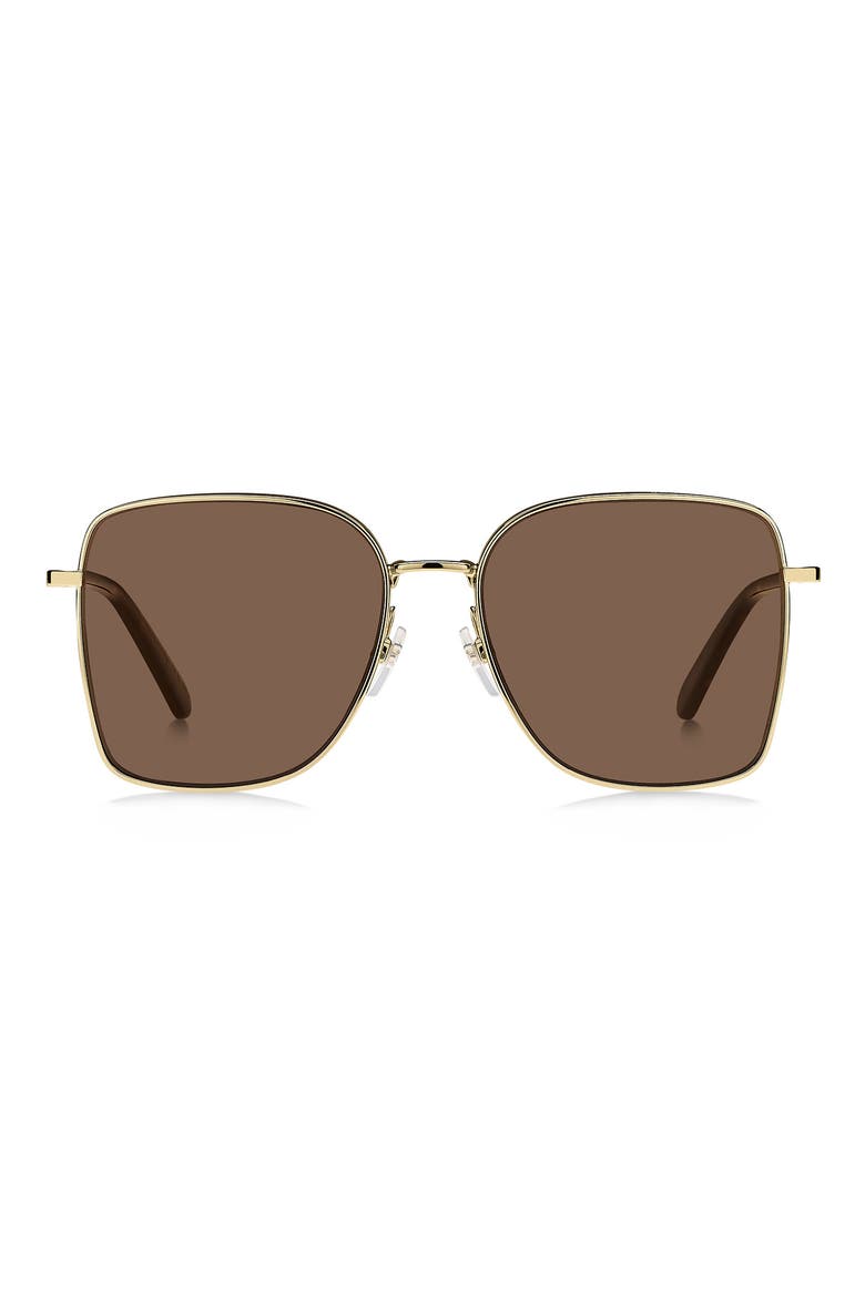 58mm Square Sunglasses, Main, color, 001Q-70
