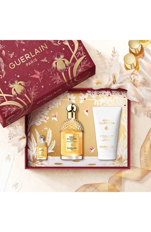 Guerlain Aqua Allegoria Mandarine Basilic Forte Eau De Parfum Set $178 Value In Transparent