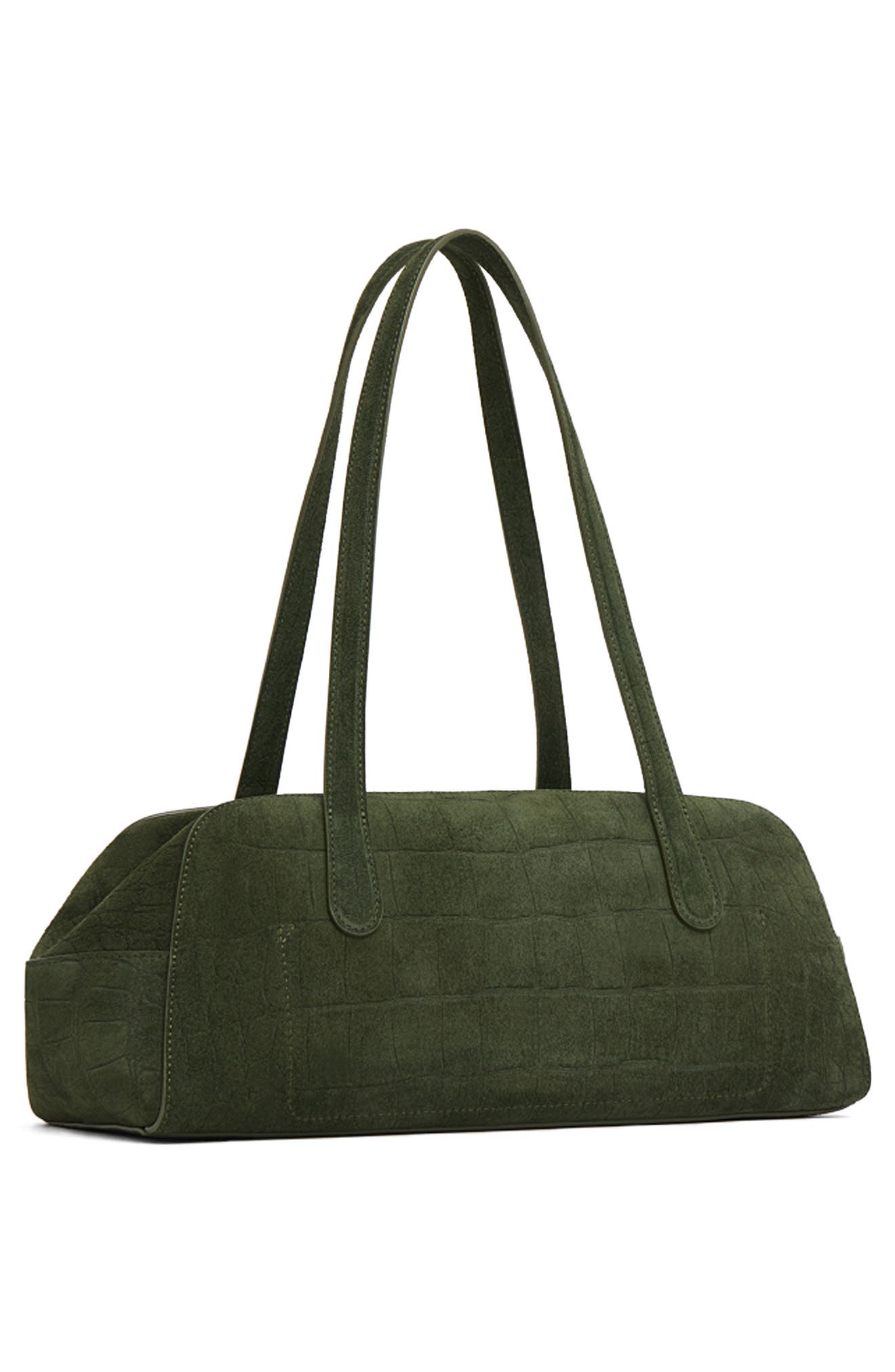 Mansur Gavriel Helios Suede Shoulder Bag, Alternate, color, 