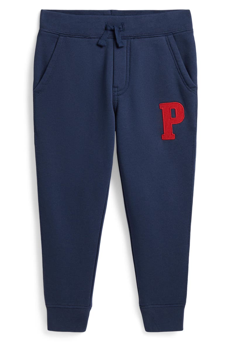 Kids' Fleece Joggers, Main, color, RUSTIC NAVY