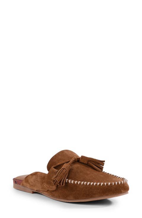 Silverlake Tassel Mule
