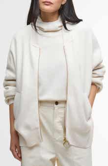 Milda Cotton & Wool Bomber Cardigan
