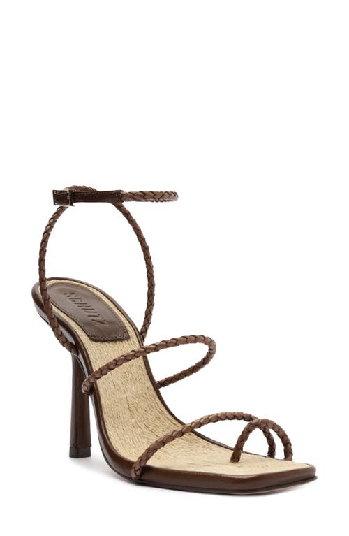 Shop Schutz Kaya Ankle Strap Sandal In Desert Brown
