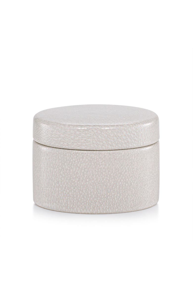Galuchat Canister, Main, color, BEIGE