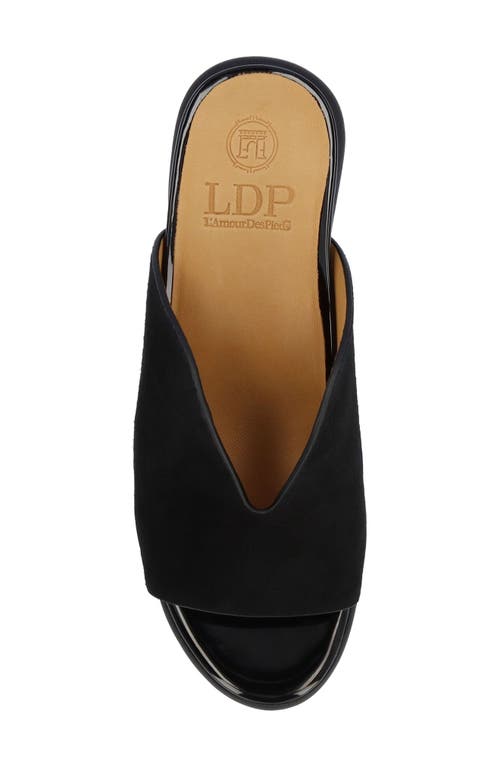 L'amour Des Pieds Ulka Mule In Black