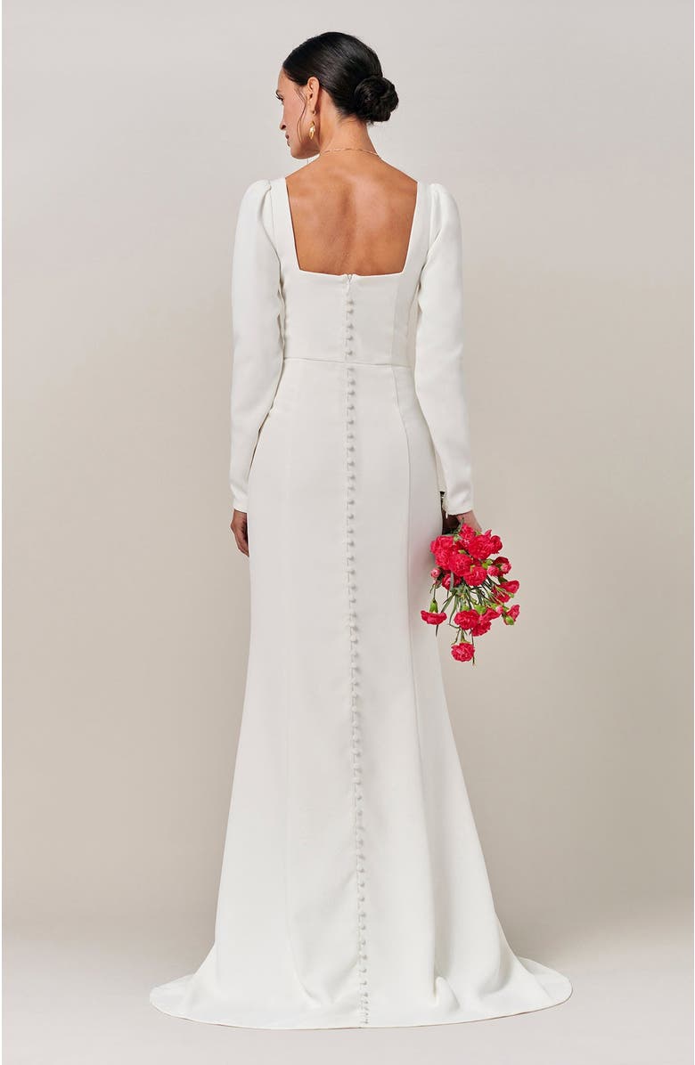 BWLDR Amaria Gown, Alternate, color, White