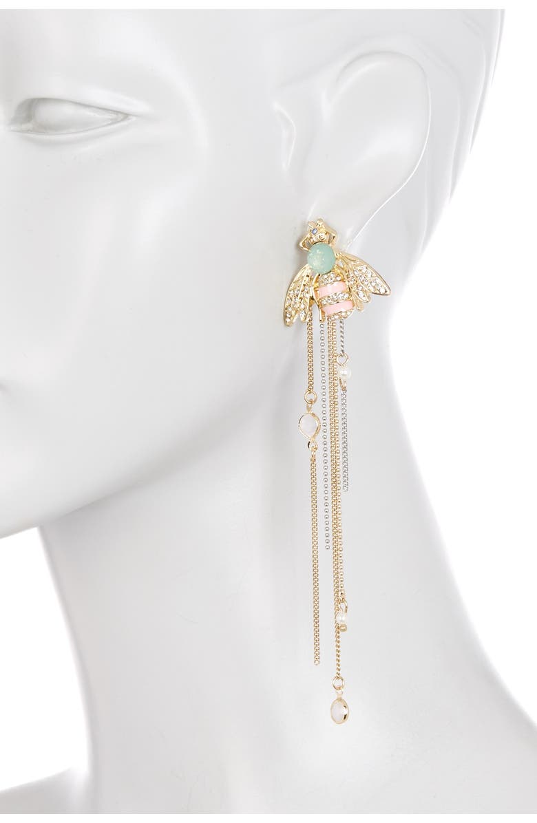 EYE CANDY LOS ANGELES Posh Honeybee Statement Earrings, Alternate, color,