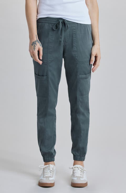 Milla Cotton Blend Sateen Joggers