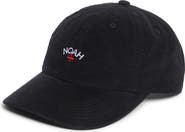 Noah Logo Embroidered Cotton Moleskin 6-Panel Adjustable Baseball Cap