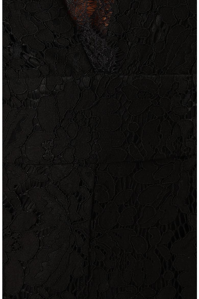 Eloise Cotton Blend Lace Jumpsuit, Alternate, color, BLACK