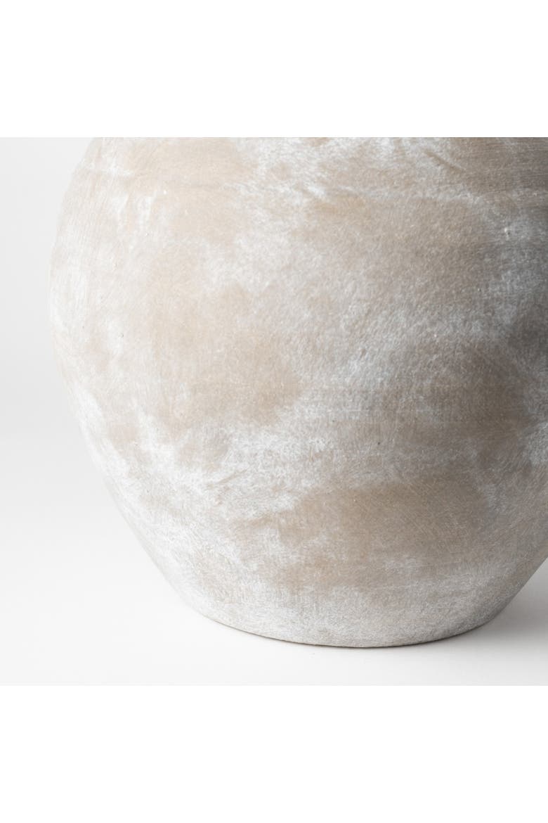 Deya Rustic Ceramic Vase, Alternate, color, Beige