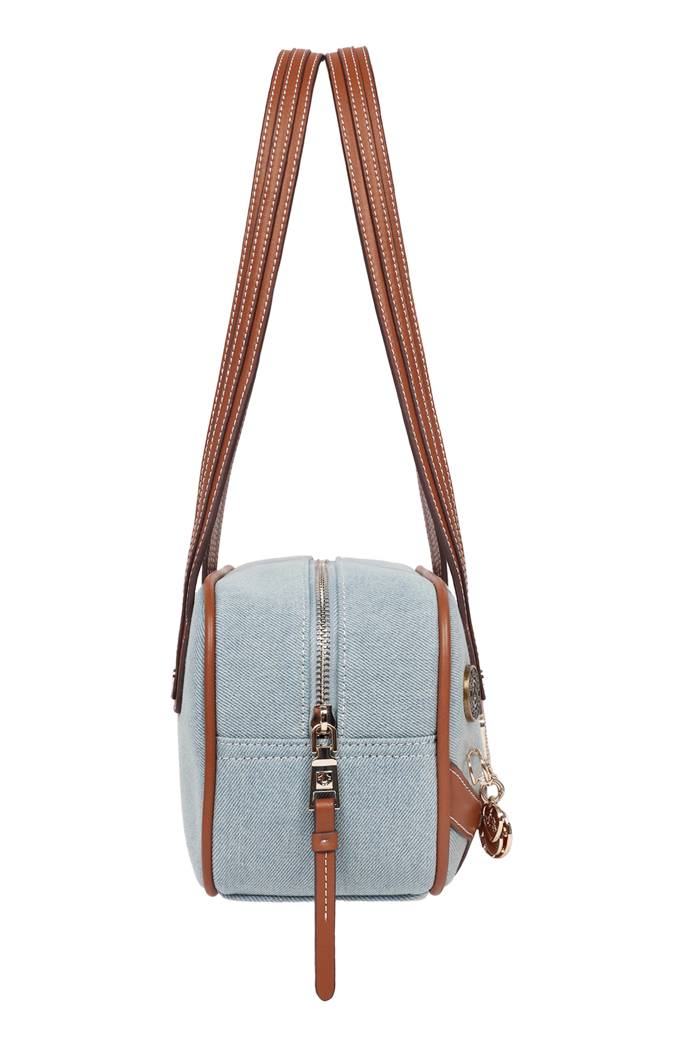 True Religion Arbor Pin Logo Satchel, Alternate, color, 