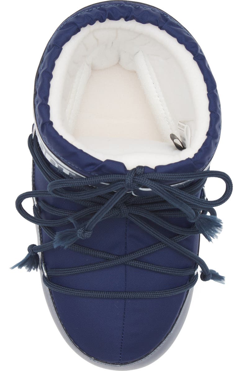 Moon Boot<sup>®</sup> Icon Low Water Repellent Nylon Boot, Alternate, color, Blue