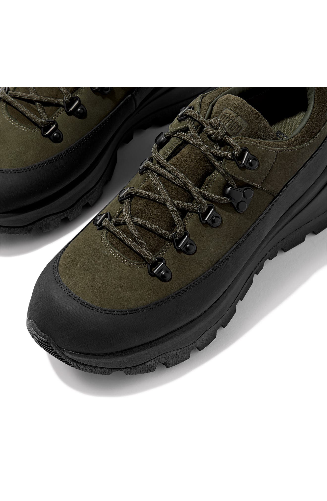 FitFlop Neo-D-Hyker Waterproof Trail Sneaker, Alternate, color, Deep Olive/ Black