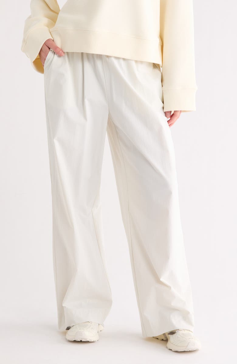 Sweaty Betty Summer City Wide Leg Pants, Main, color, Lily White