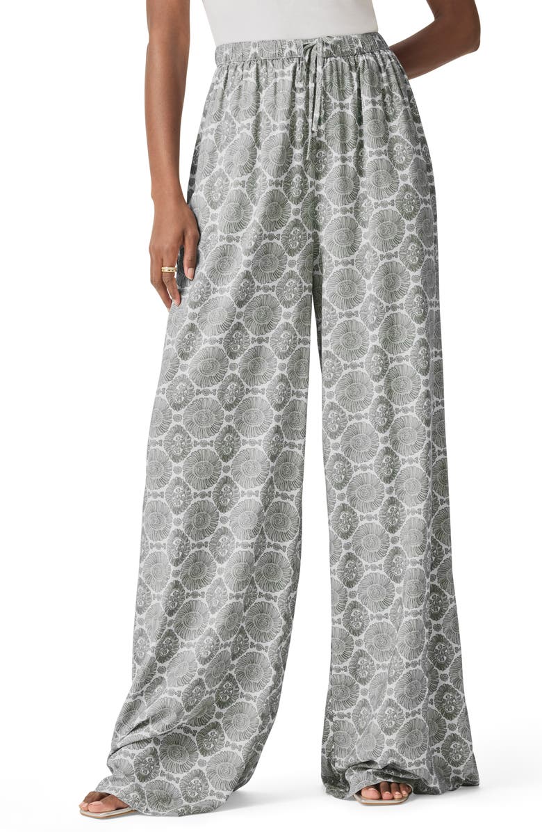 Splendid McKenna Wide Leg Pull-On Pants, Main, color, Soft Vob Sun Print