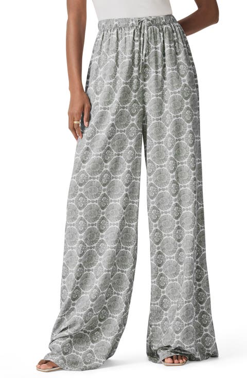 McKenna Wide Leg Pull-On Pants