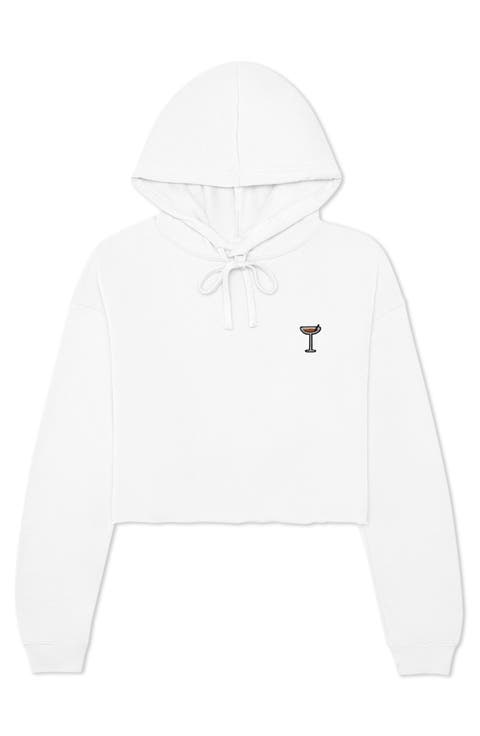 Coffee Martini Cropped Hoodie