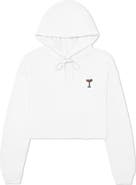 Dalix Coffee Martini Cropped Hoodie