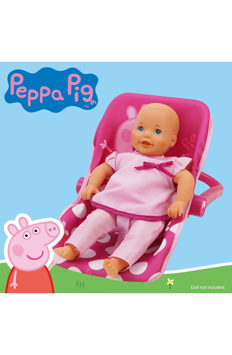 Peppa Pig Baby Doll Car Seat Dolls Up To 18", Alternate, color, Pink
