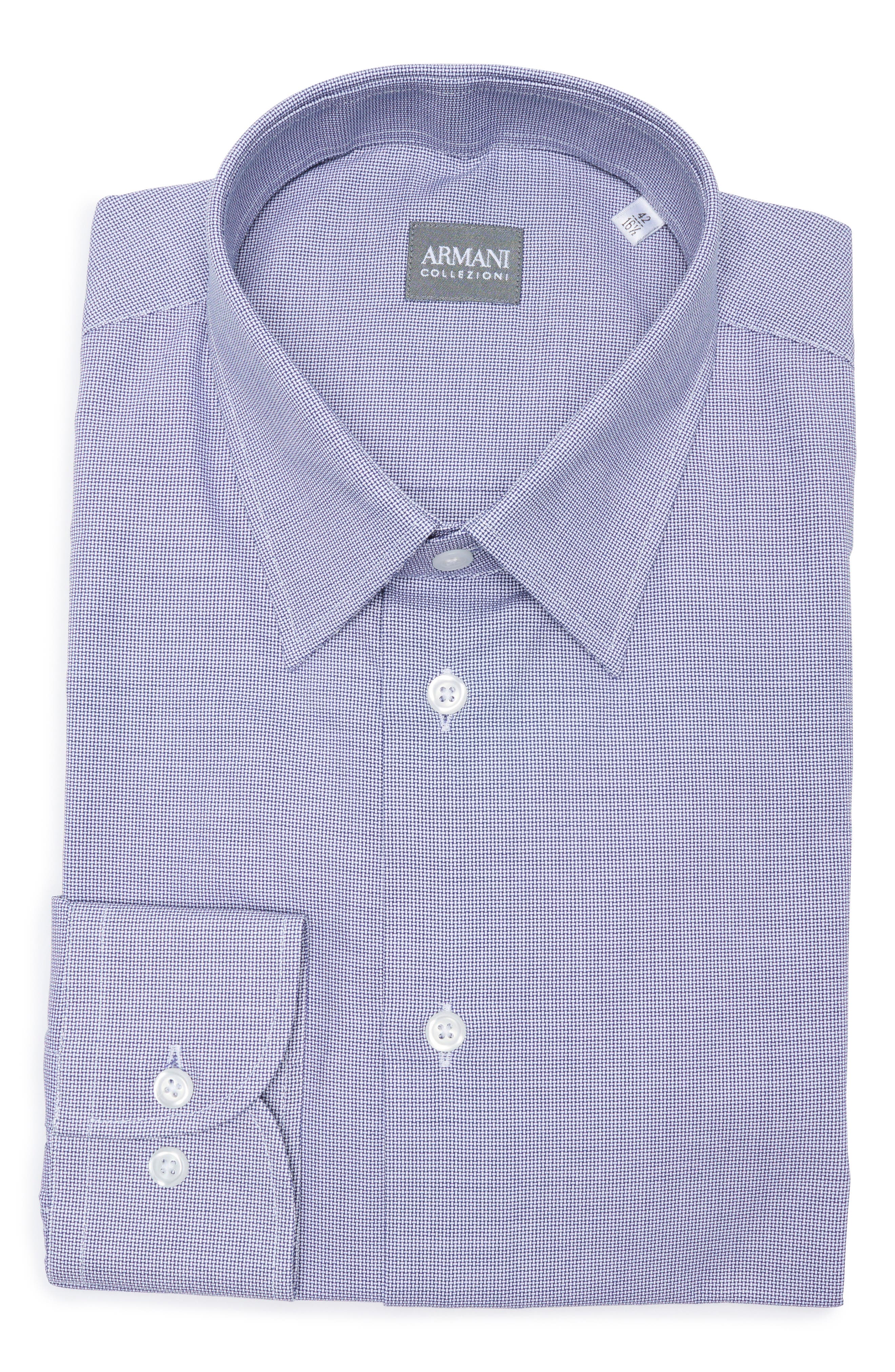 Armani Collezioni Cotton Stretch Dress Shirt