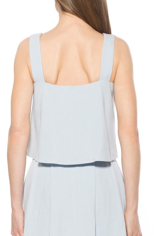 Alexia Admor Elena Trapeze Tank In Light Blue