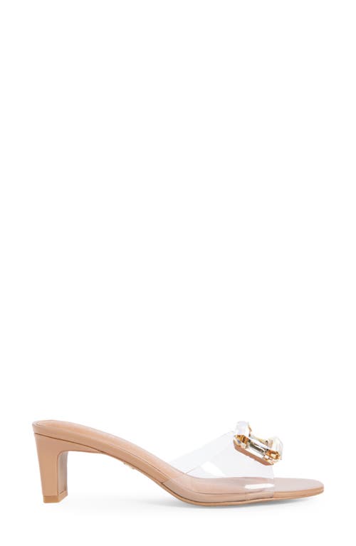 Cecelia New York Park Avenue Jewel Detail Sandal In Tea
