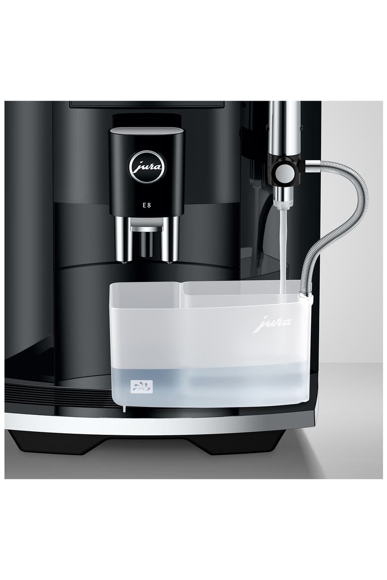 E8 Automatic Coffee Machine, Alternate, color, BLACK