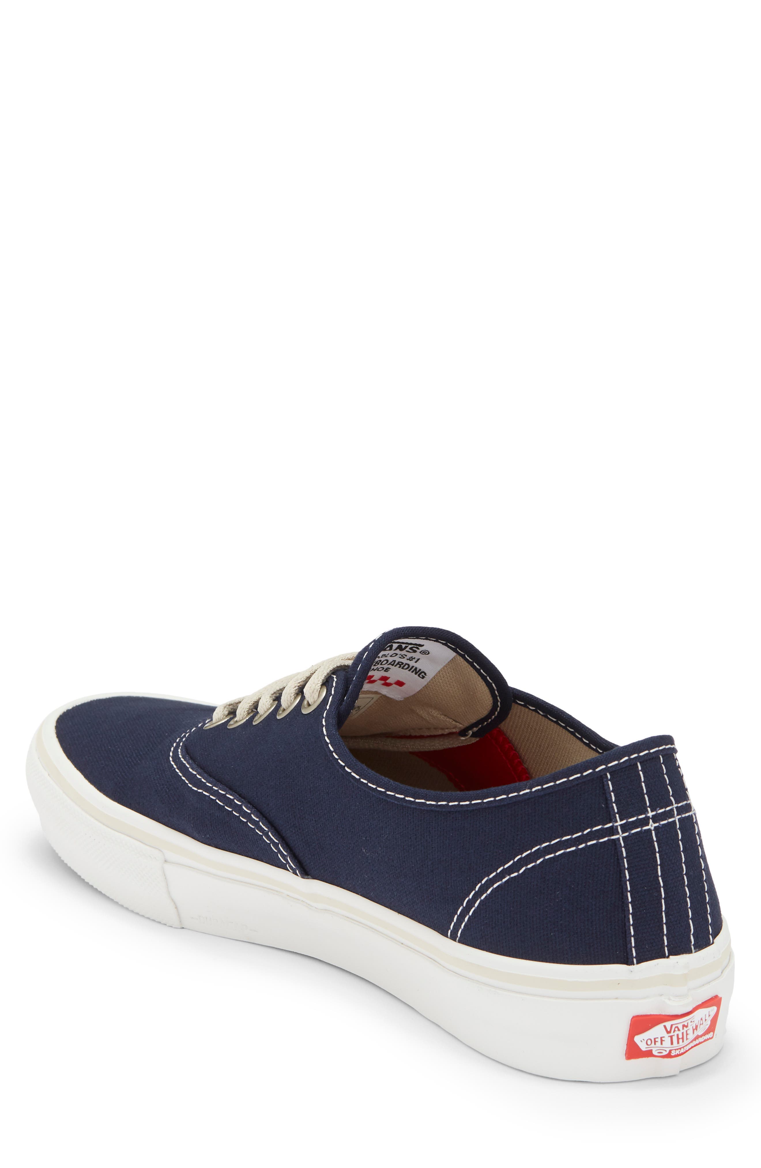 Skate Authentic Sneaker, Alternate, color, NAVY/TURTLE DOV