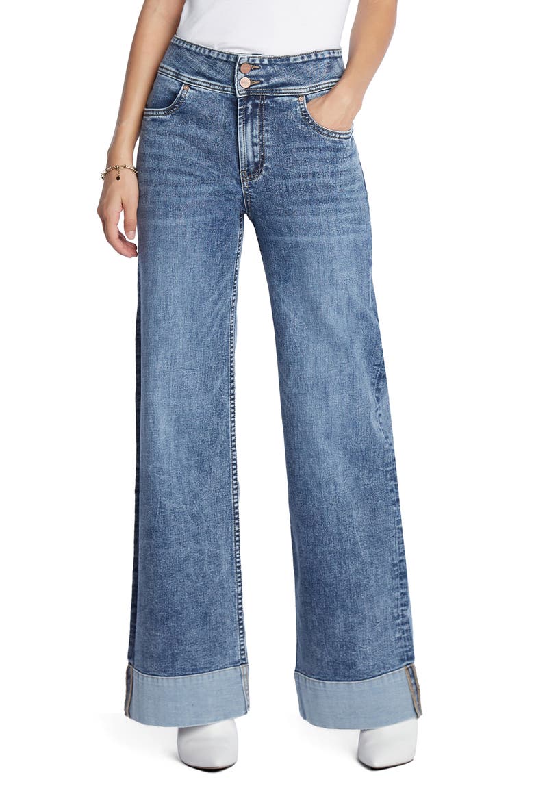 Mighty High Waist Wide Leg Jeans, Main, color, EAST VILLAGE