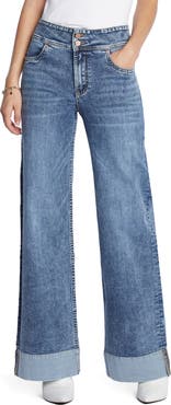 HINT OF BLU Mighty High Waist Wide Leg Jeans