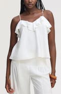Sam Edelman Ruffle Tie Strap Camisole