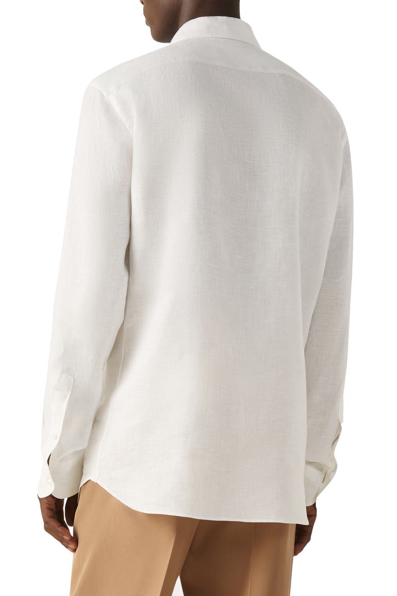 Oasi Lino Shirt, Alternate, color, WHITE
