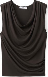MANGO Camiseta Cowl Neck T-Shirt