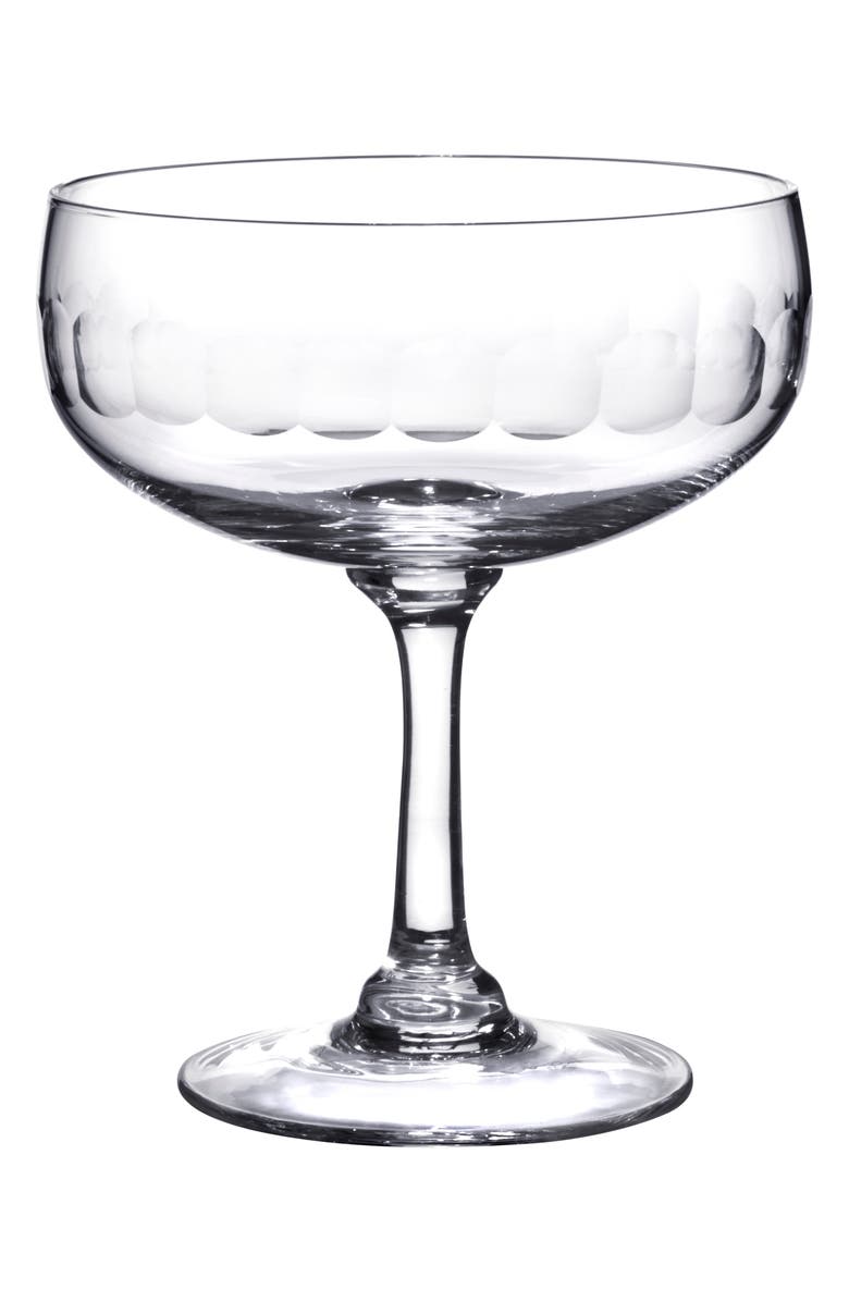The Vintage List Set of 2 Crystal Cocktail Glasses, Alternate, color, Lens