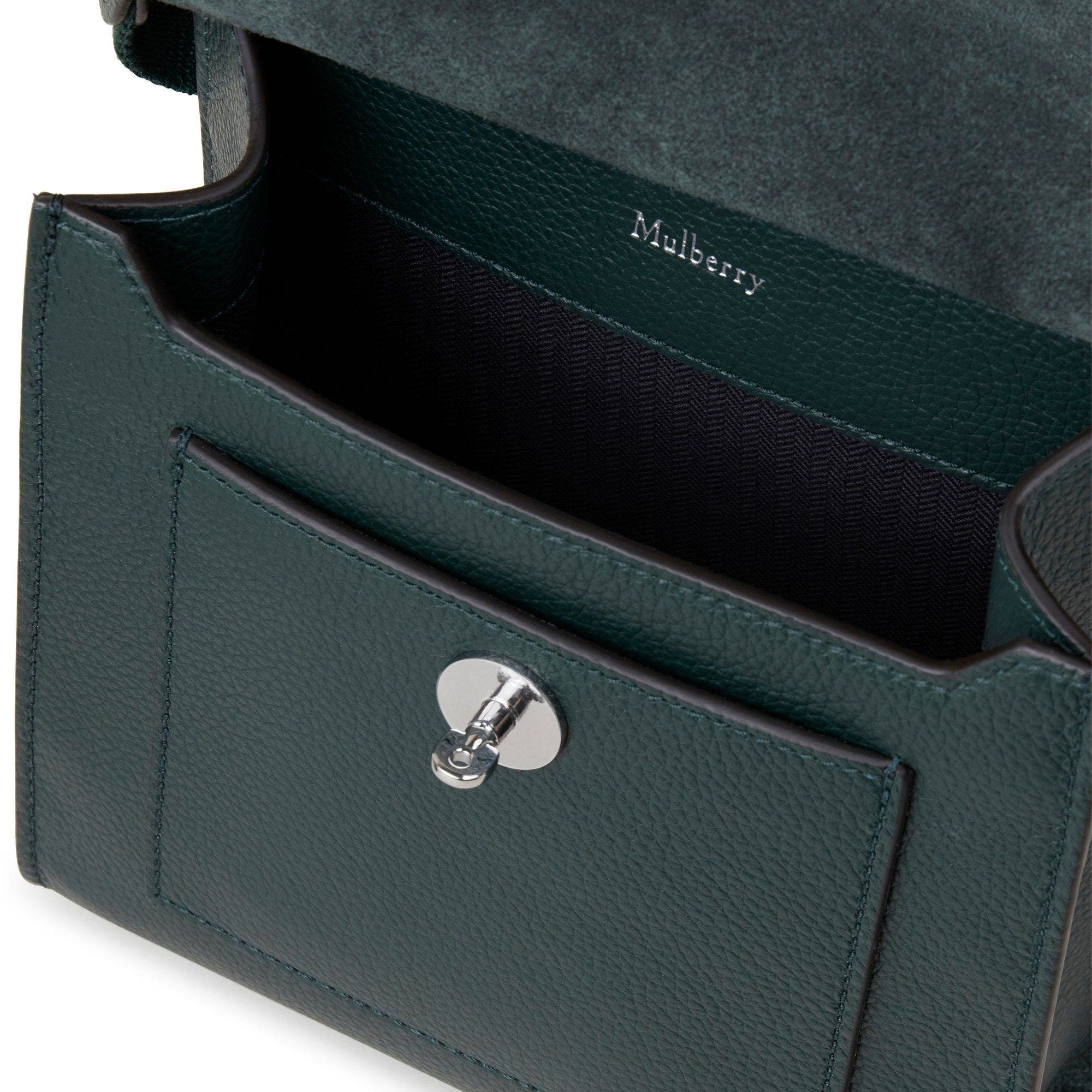 Mulberry Small Antony Leather Crossbody Bag, Alternate, color, Mulberry Green