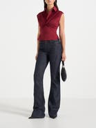 Manière De Voir Yvette Gathered Twist Sleeveless Top